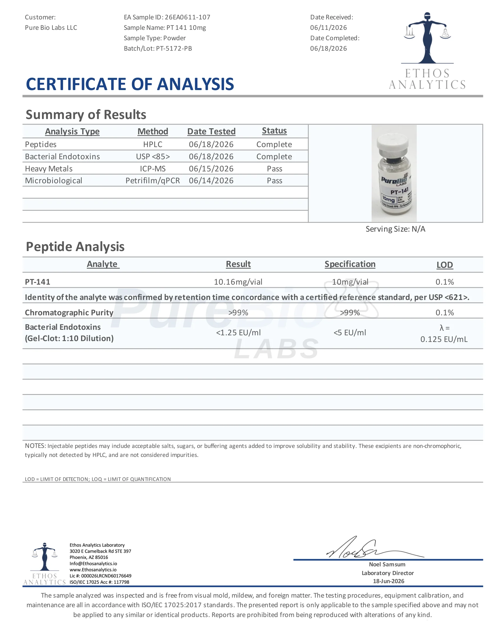 PT-141 VIAL (10MG) - Image 3