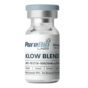 Pure Bio Labs Klow Blend peptide vial 80mg